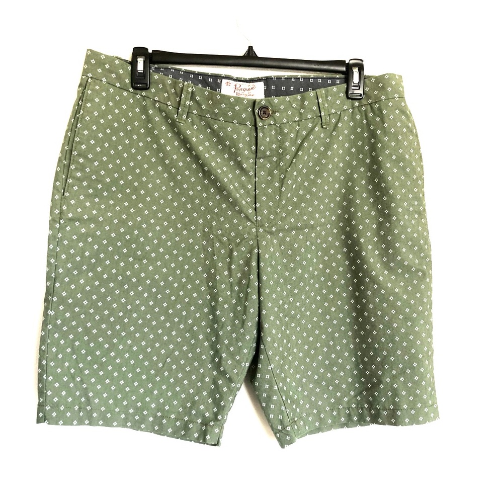 🌟Penguin green bermuda shorts